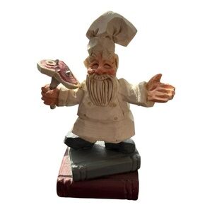 Vintage 1996‎ David Frykman; chef grilling a steak